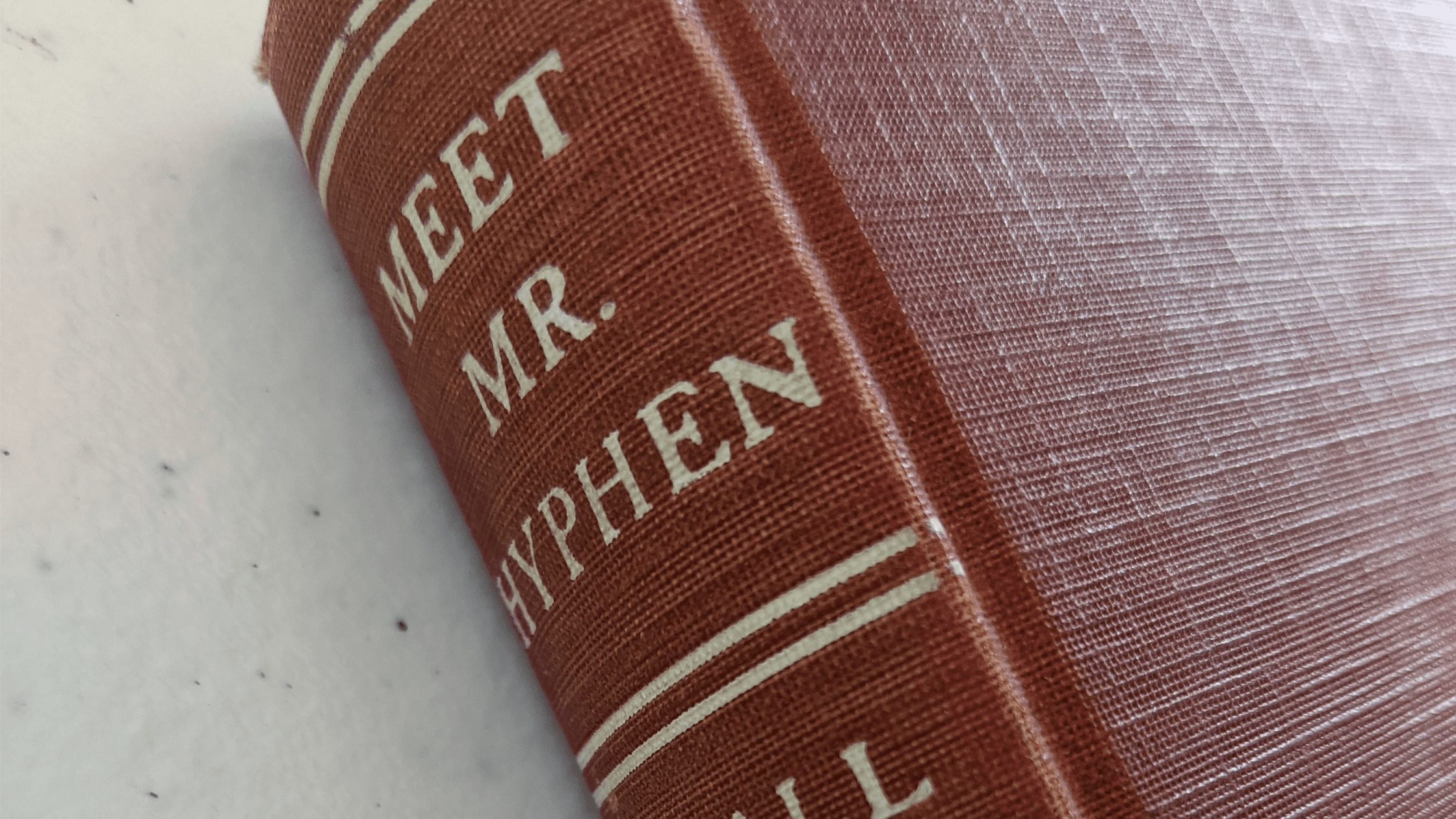 Review: “Meet Mr. Hyphen (And Put Him in His Place)”