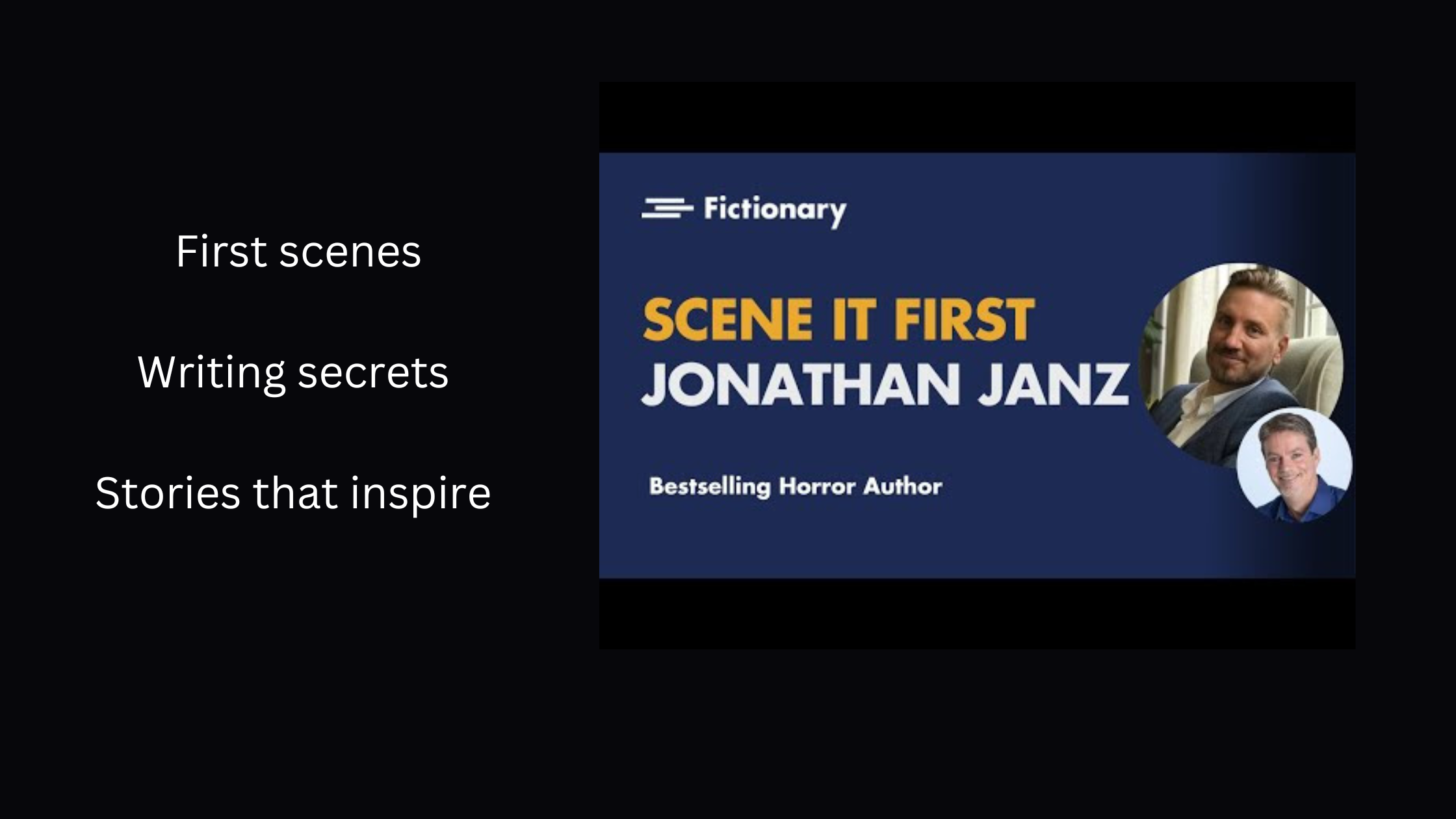 Scene It First with Jonathan Janz (Ep. 1)